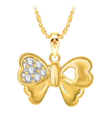 butterfly gold pendant online