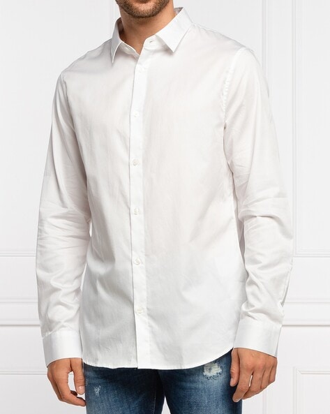 Buy White Shirts for Men by ARMANI EXCHANGE Online 