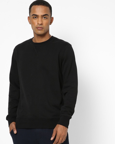 solid sweatshirt for men