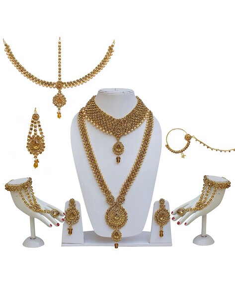 Gold Plated Bridal Necklace 2024