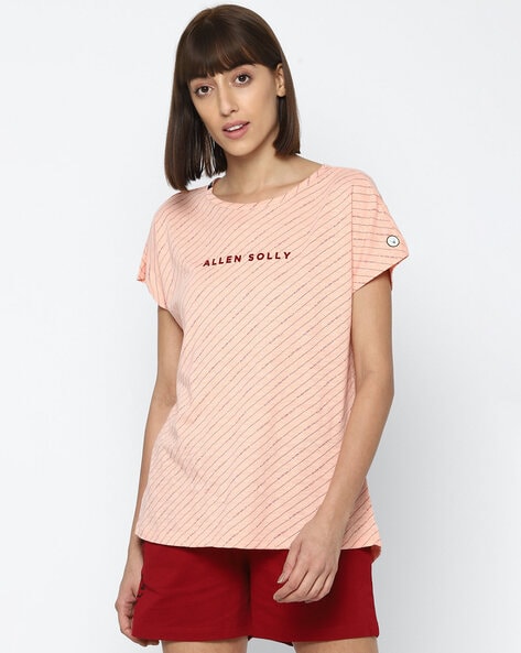 Allen solly round neck t shirts outlet