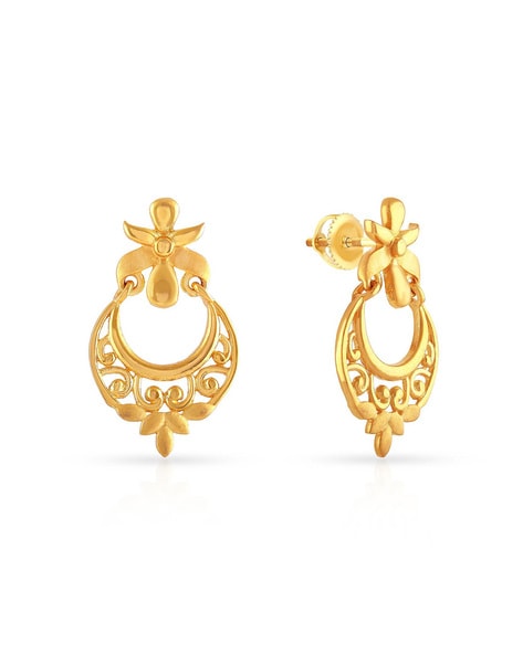 Ruby Diamond Look Polki Gold Plated Earrings – Sanvi Jewels