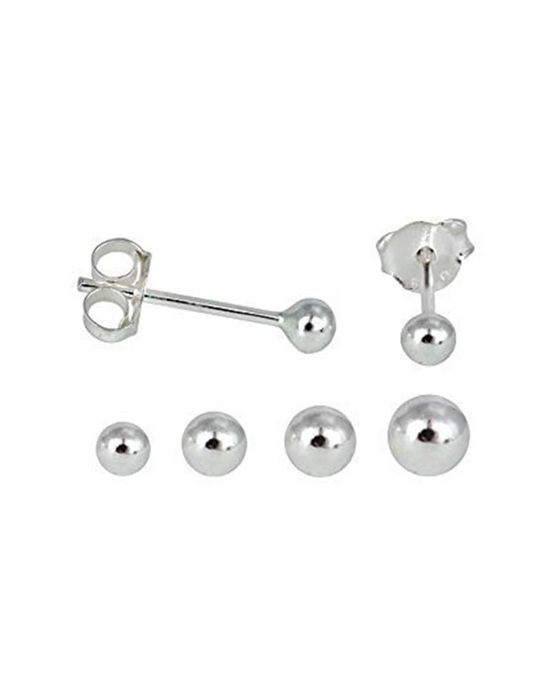 Sonara Jewerly | Plain infinity .925 Sterling Silver Earrings – Sonara  Jewelry