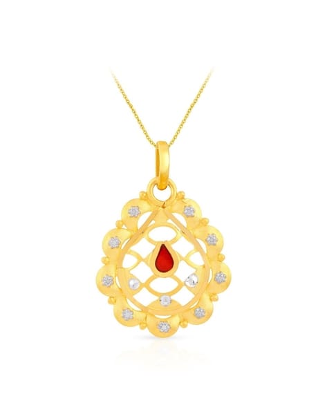 Buy Dual-Tone Necklaces Pendants for Women by Malabar Gold
