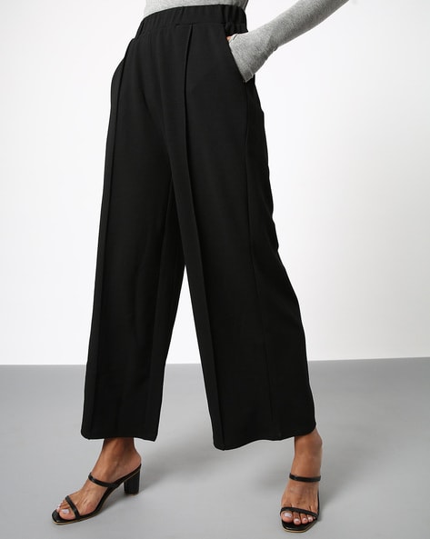 Buy Black Trousers & Pants for Women by Outryt Online