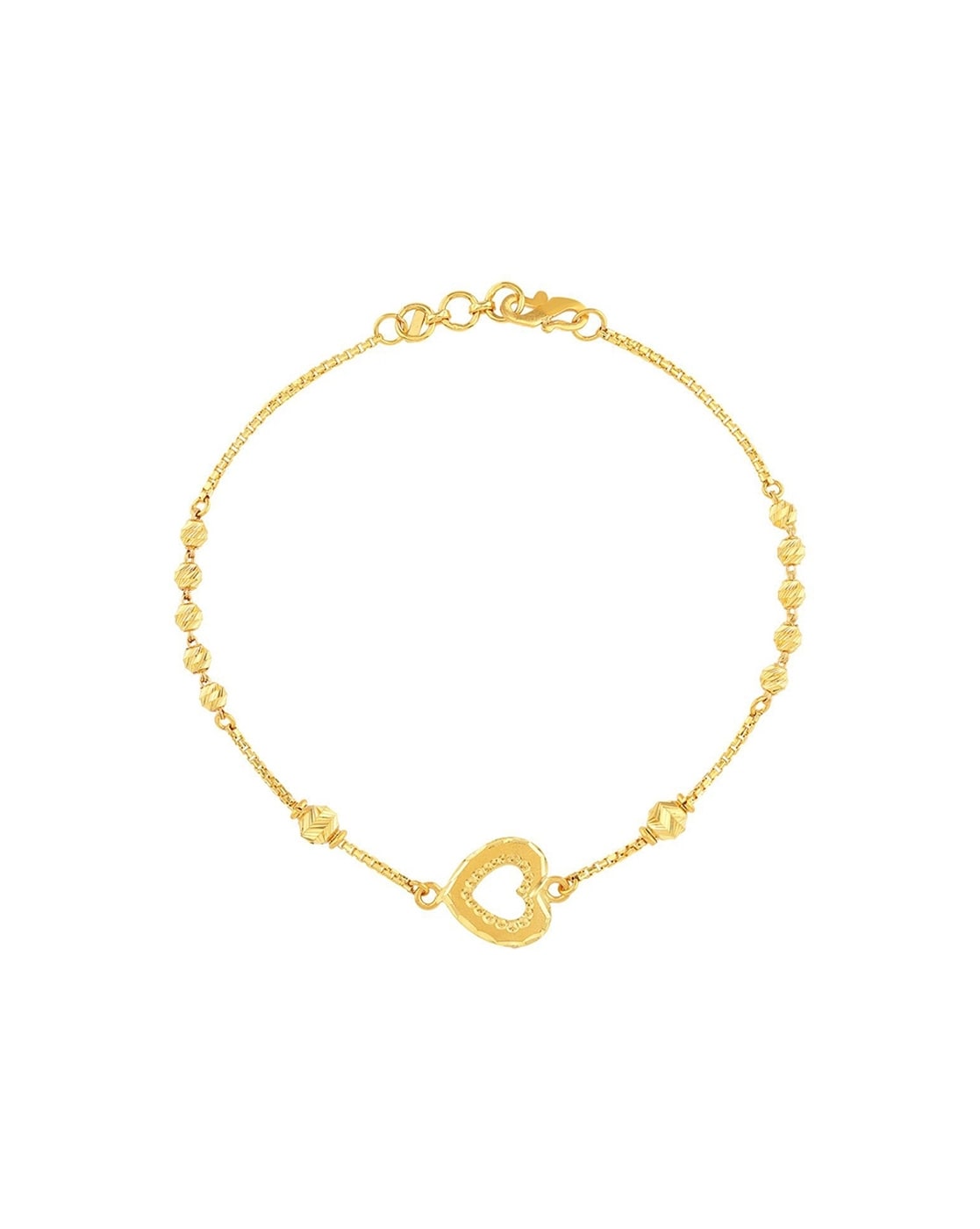 Malabar 22 KT Gold Studded Charms Bracelet BRDZSKY101 | Bridal gold  jewellery designs, Bridal gold jewellery, Gold