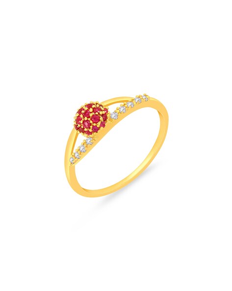 Malabar Women's 22K (916) Gold Ruby and Emerald Precia Ring - 6 US, RG8574  price in UAE | Amazon UAE | kanbkam