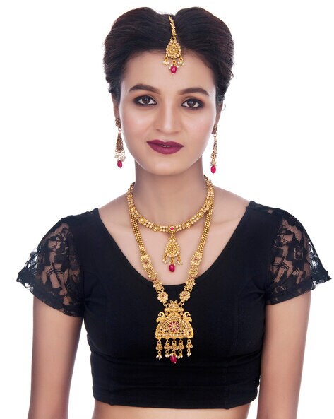 Black Oxidized Jewellery Necklace Set at Rs 175/set in Mumbai | ID:  25461287088