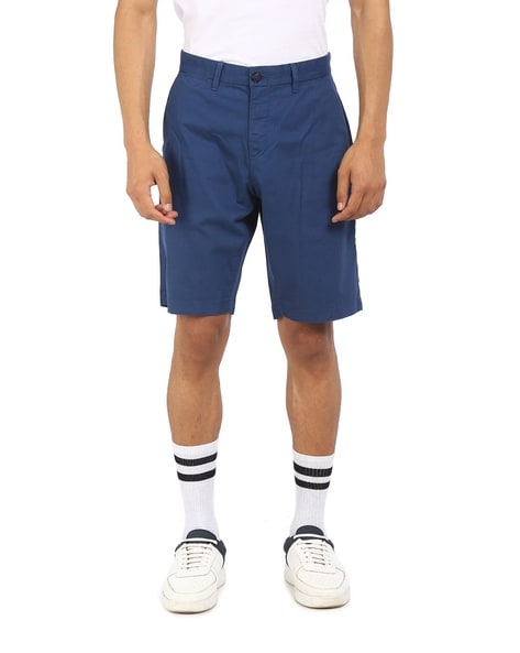 polo flat front shorts