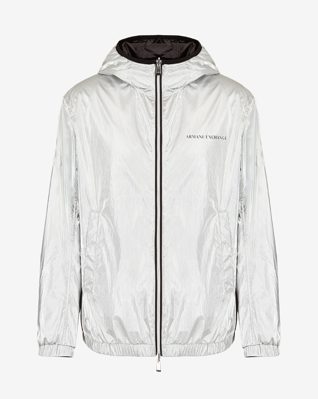 Armani silver outlet jacket