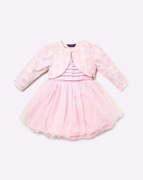 Baby frock with outlet jacket