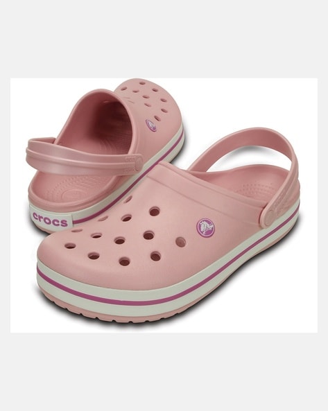 pink pearl crocs