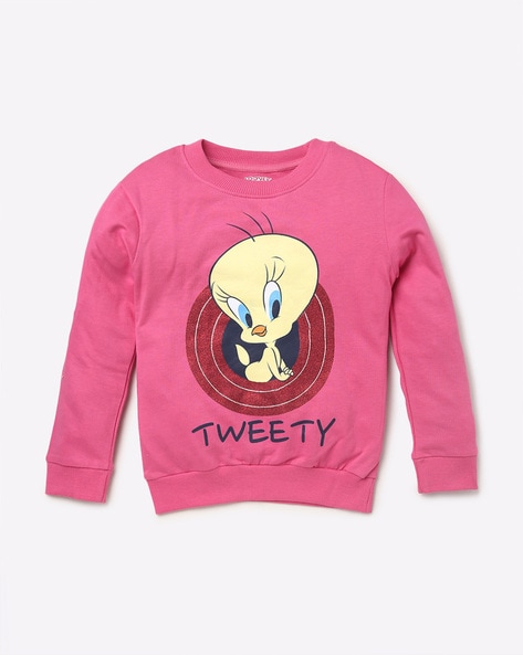 Kg Frendz Tweety Print Crew-Neck Sweatshirt