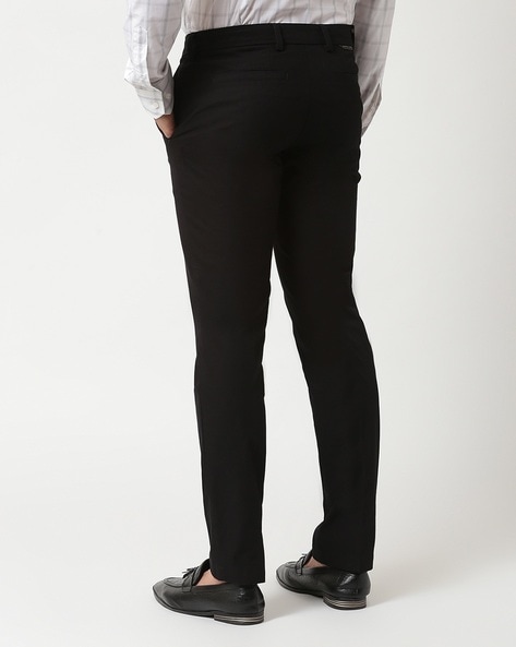 River Island skinny fit smart trousers in black  ASOS