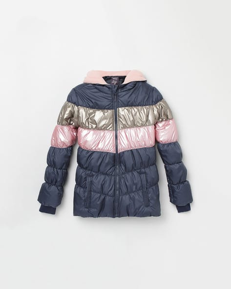 Colourblock Hooded Jacket