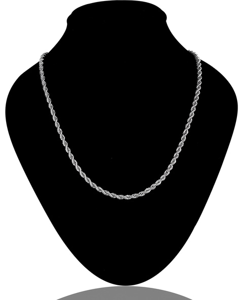 8mm 925 Rope Sterling Silver Solid Chain Necklace Diamond Cut High Pol –  Daniel Jeweler