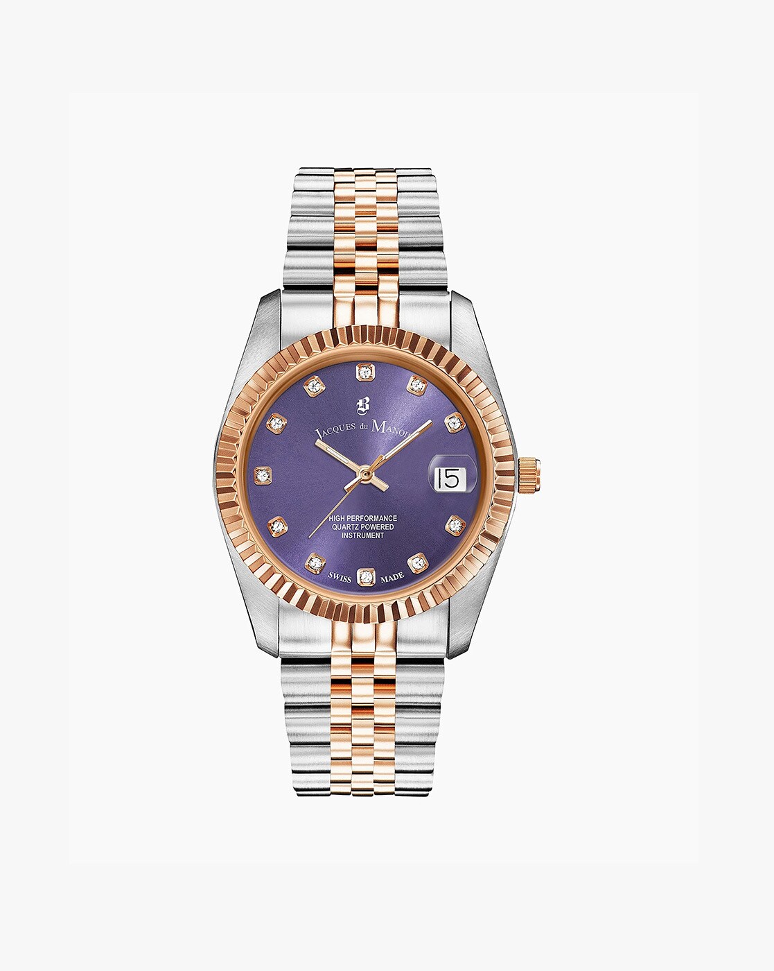 Buy JACQUES DU MANOIR Viola Swiss Made Analog Silver MOP Round Dial Women's  Watch - JWL01002 Online at Best Prices in India - JioMart.