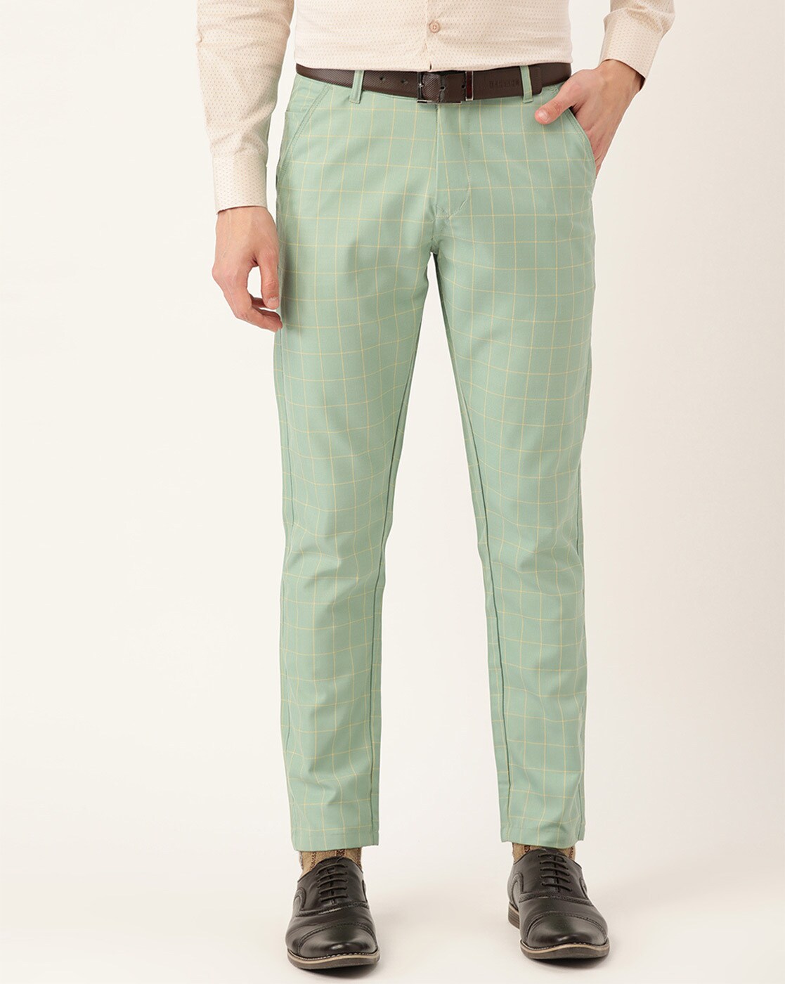 sea green trousers