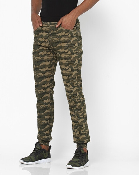 Men Grey Army Track Pants  FS Fashion Sutra