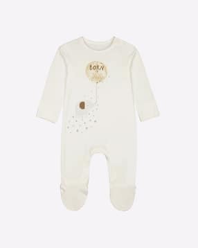 mothercare Cotton Romper with Applique-picture-18
