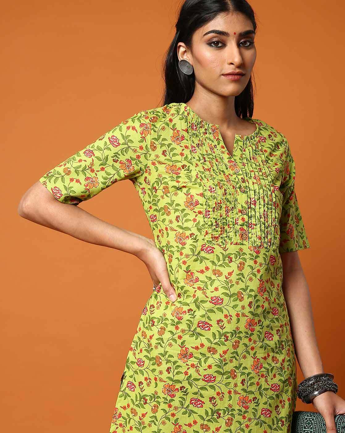 Buy Green Kurtas & Kurtis for Women by SUSHIL Online | Ajio.com