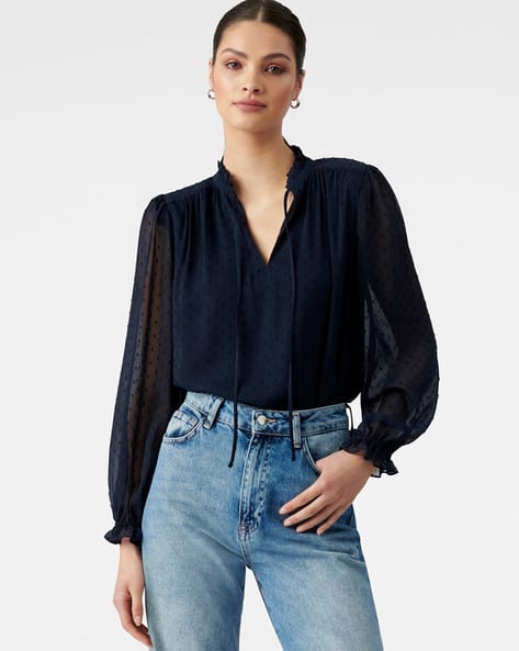 Isla Blouse with Shoulder Pads