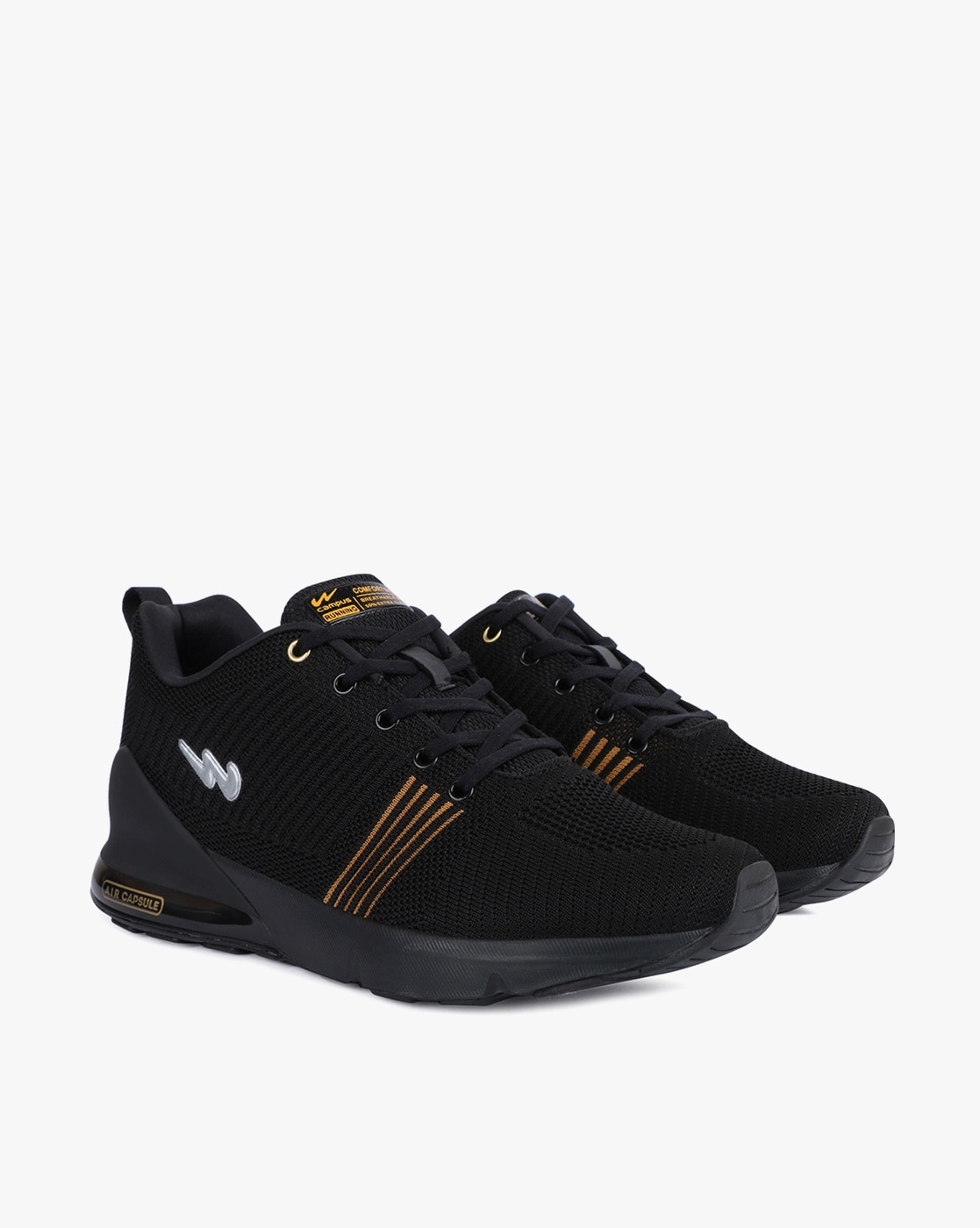 Buy Black Sports Shoes for Men by Campus Online | Ajio.com