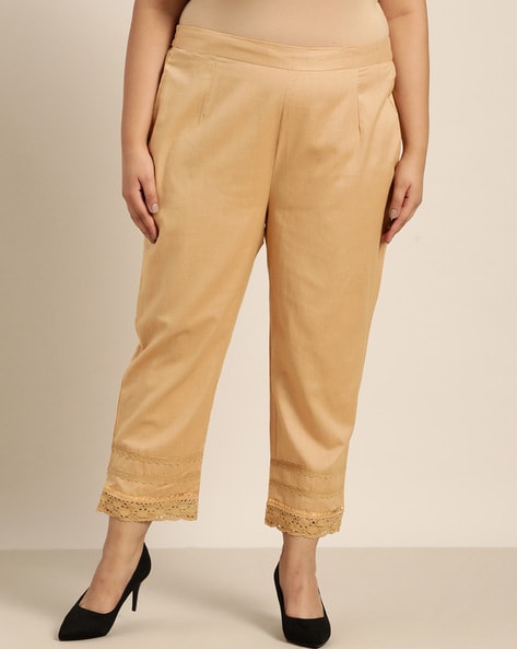 Buy Online Natural Viscose Silk Pants for Women  Girls at Best Prices in  Biba IndiaTEPCHI15289SS2