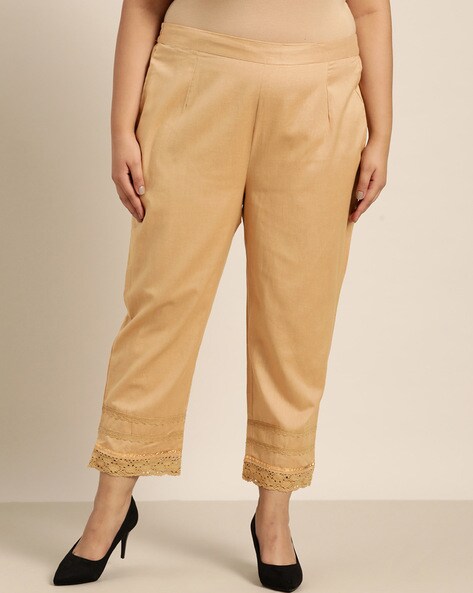 Pants with Lace Hems Price in India