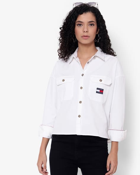 Shirt with Flap Pockets