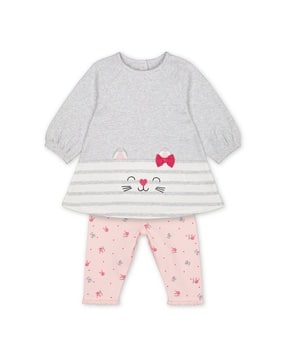 mothercare A-line Dress with Printed Leggings-picture-21