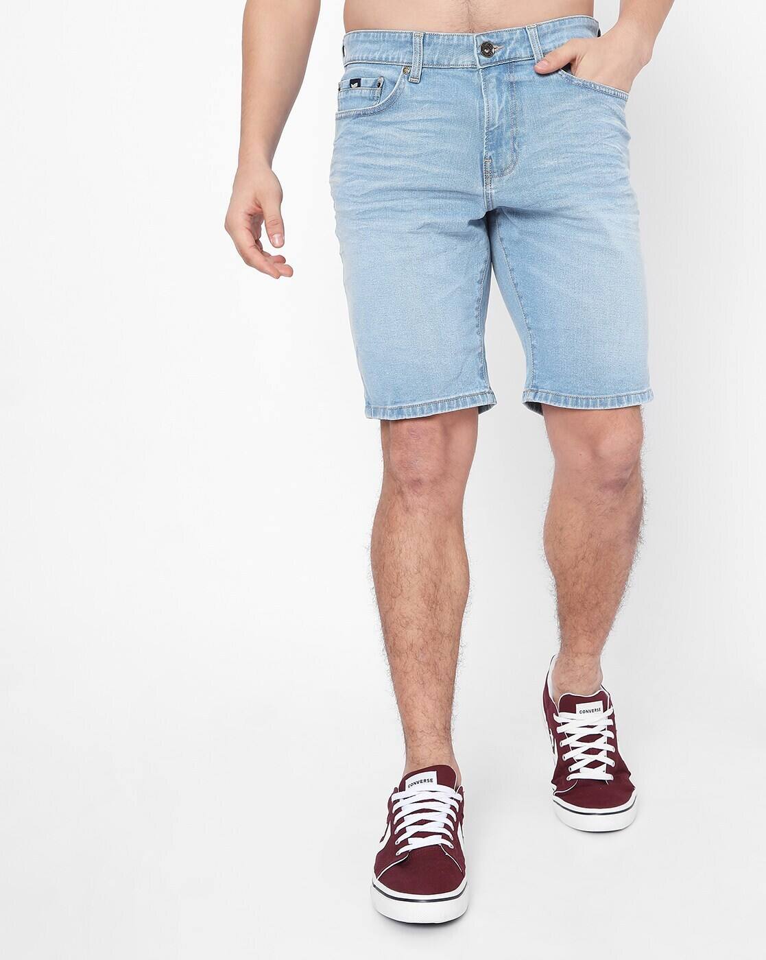 Buy Blue Shorts \u0026 3/4ths for Men by GAS 
