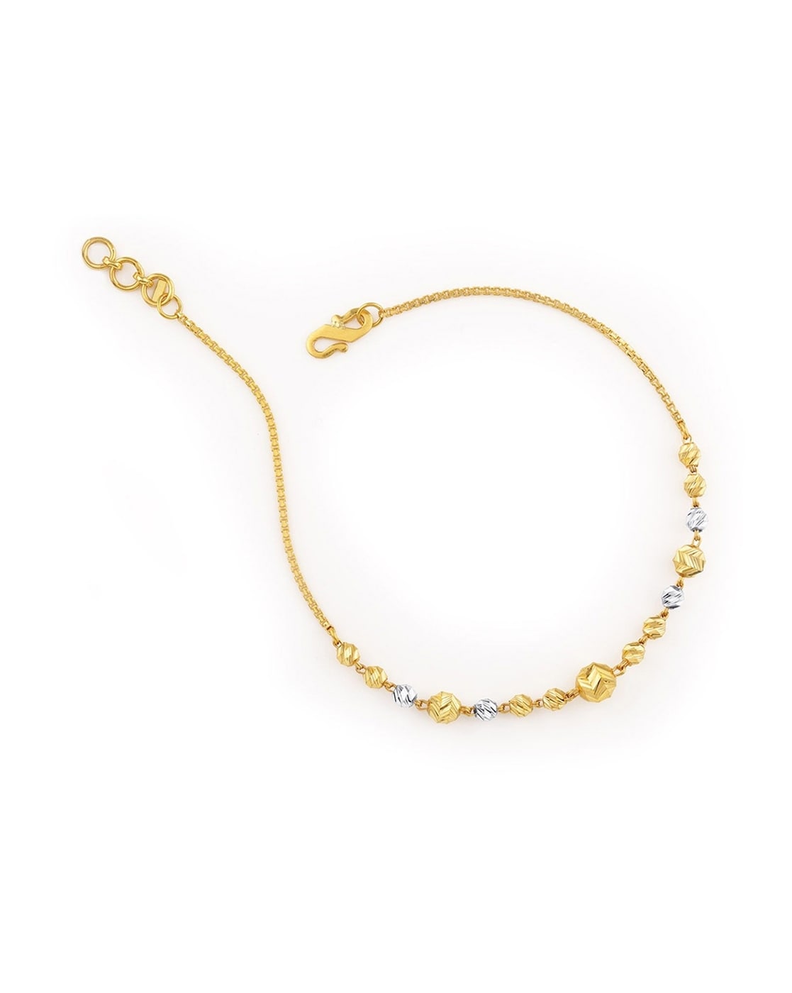 Malabar Gold & Diamonds 22 KT (916) purity Yellow Gold Malabar Gold Bracelet  BRGEDZRURGT331 for Women : Amazon.in: Fashion