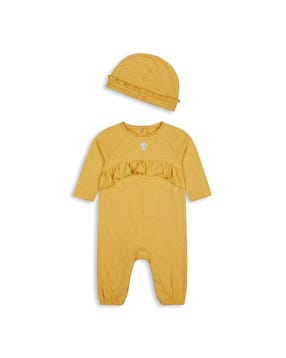 mothercare Polka-Dot Print Rompers with Cap-picture-39