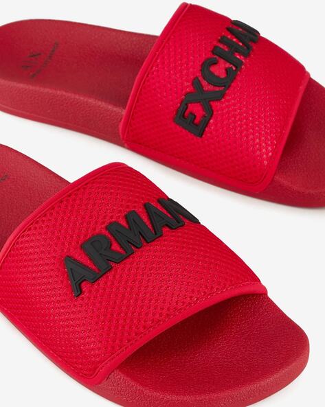 Buy Red Sandals for Men by ARMANI EXCHANGE Online Ajio