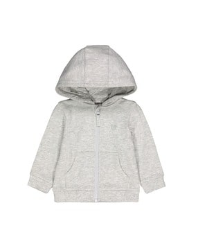 mothercare Heathered Hoodie with Kangaroo Pockets-picture-38