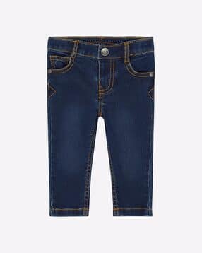 mothercare Lightly Washed Straight Fit Jeans-picture-15