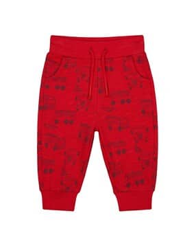 mothercare Printed Joggers with Elasticated Drawstring Waist-picture-16