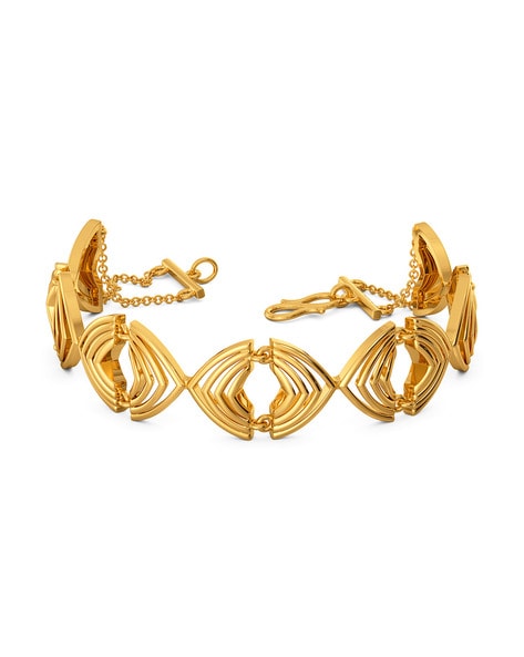 Buy Melorra 18K Gold Jessamine Diamond Bracelets at Amazon.in
