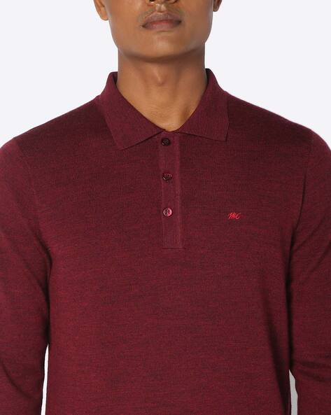 Buy Wine Red Tshirts for Men by MONTE CARLO Online Ajio