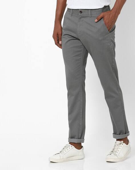 Buy Grey Trousers \u0026 Pants for Men by 