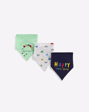 mothercare Pack of 3 Printed Bibs-picture-36