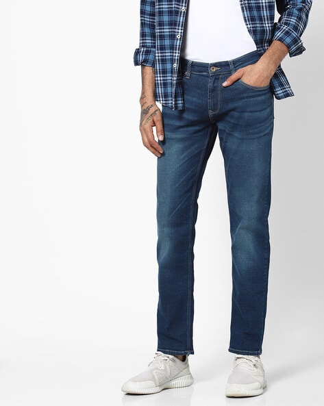 spykar straight fit jeans