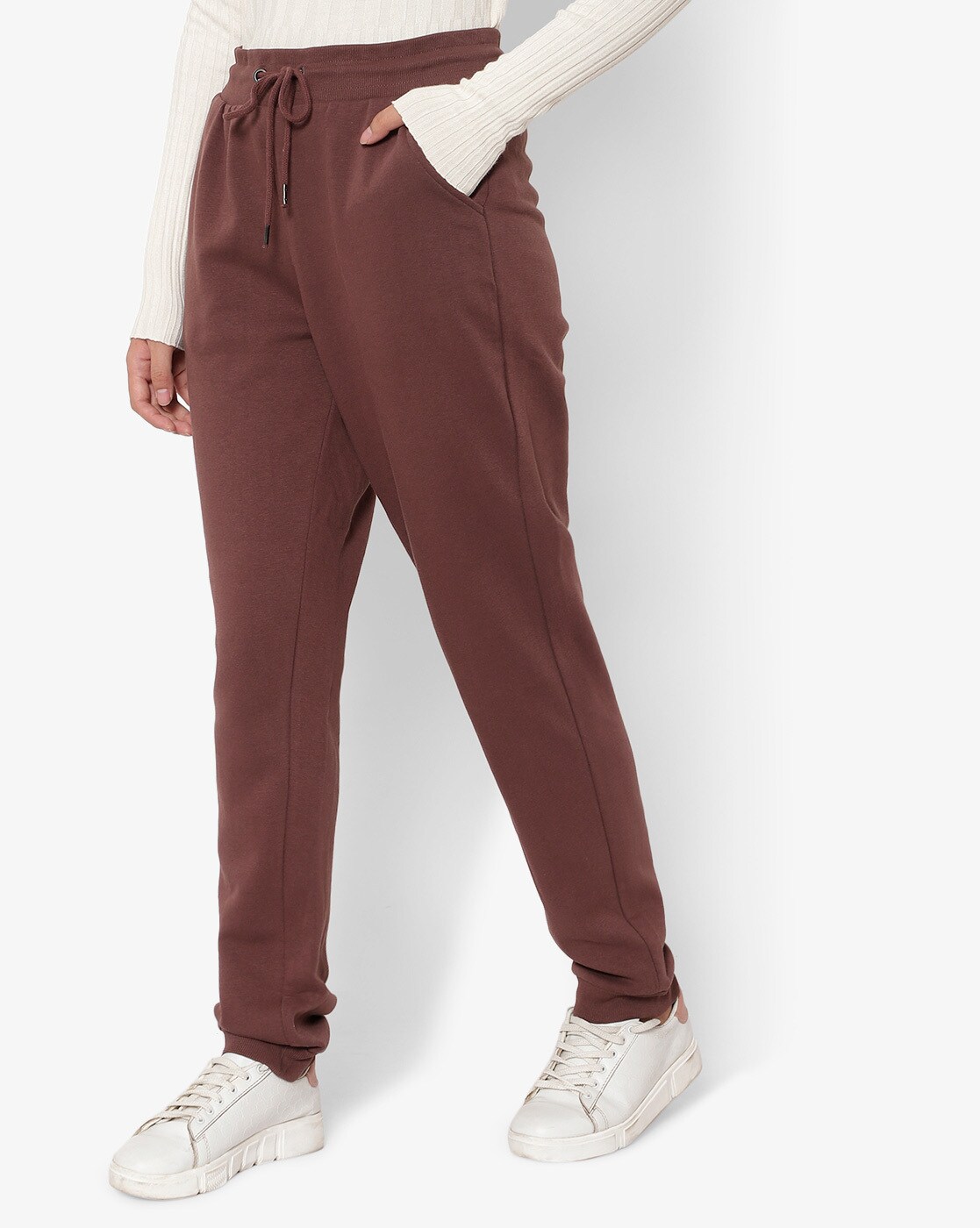 brown chocolate joggers