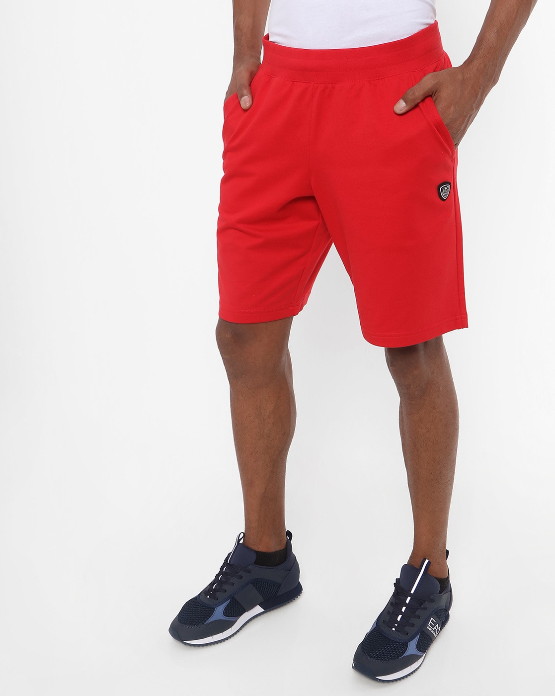 Buy Red Shorts & 3/4ths for Men by EA7 Emporio Armani Online 