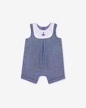 Embroidered Sleeveless Rompers-image-39