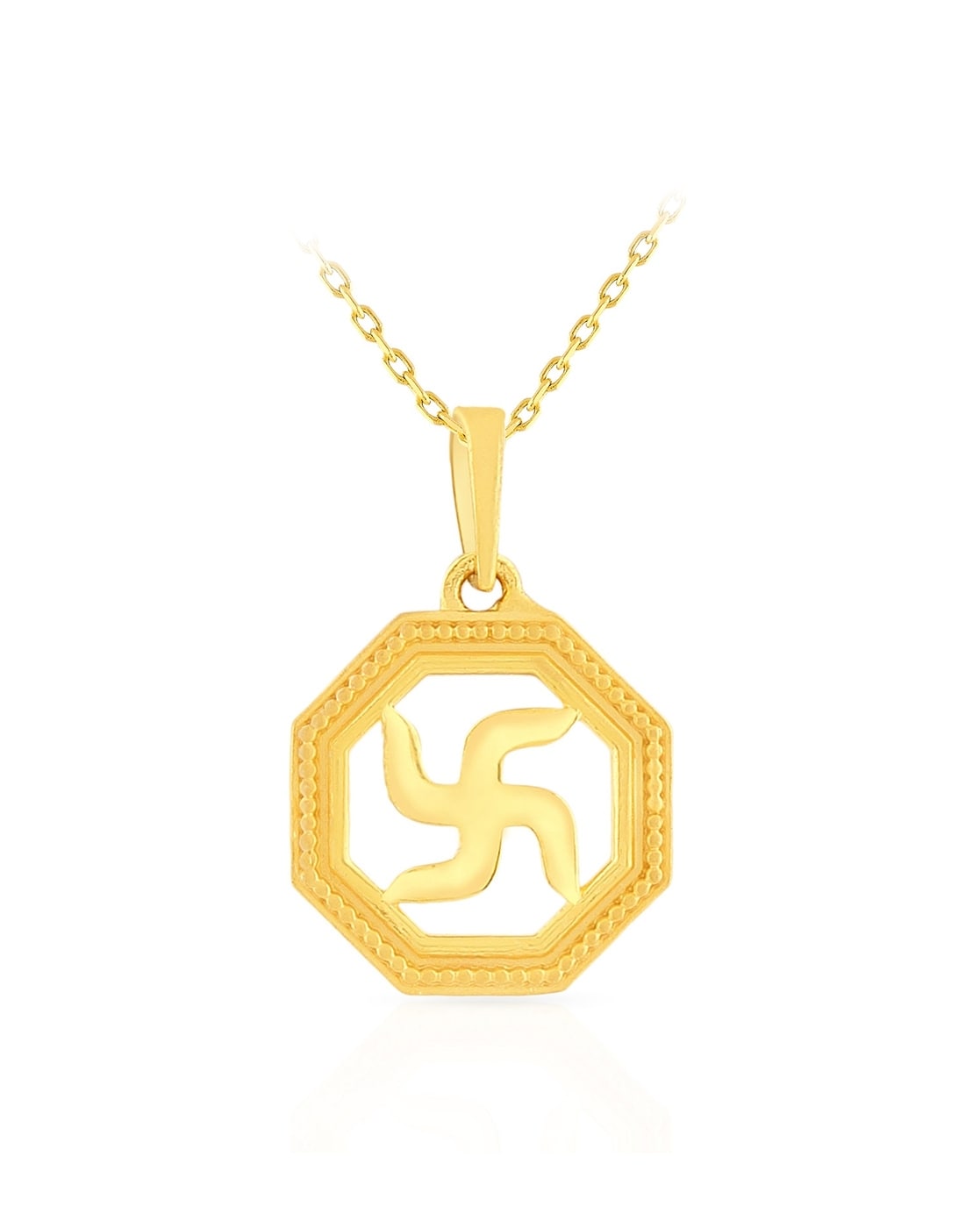 Swastik gold deals pendant tanishq