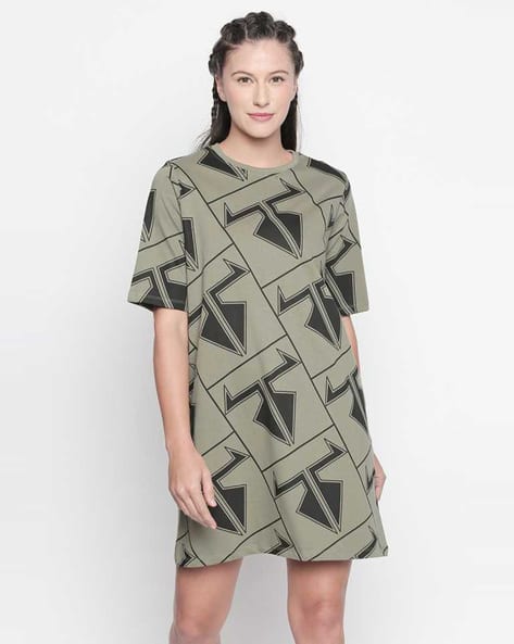 Buy Olive Dresses for Women by DISRUPT 