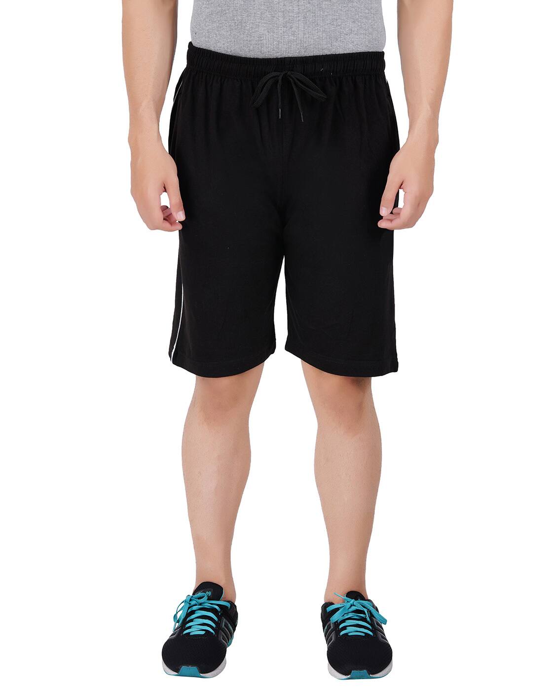 Buy Black Shorts \u0026 3/4ths for Men by 