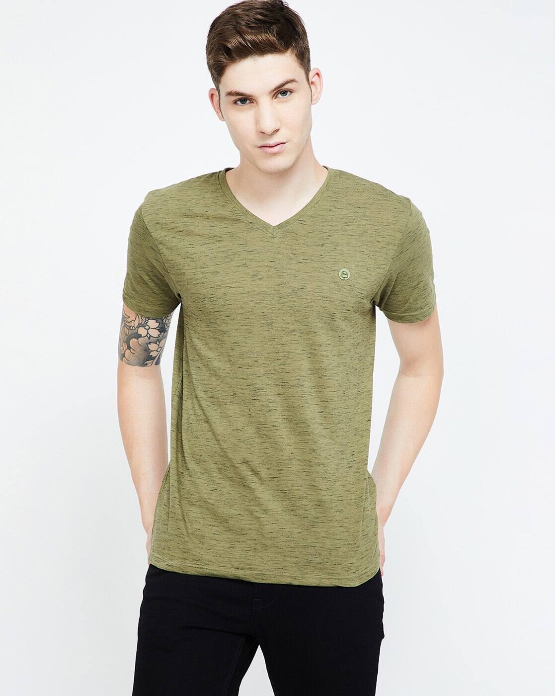 Buy Olive Tshirts for Men by BOSSINI 